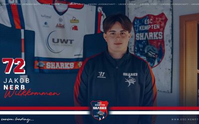 NEUER GOALIE FUER DIE SHARKS
