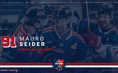 MAURO SEIDER VERLAENGERT BEI DEN SHARKS