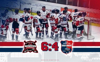 SHARKS UNTERLIEGEN MINERS 4:6