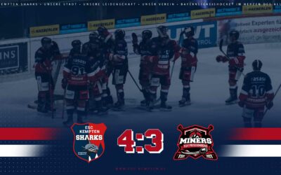 SHARKS BESCHERREN SICH 3 PUNKTE ZU WEIHNACHTEN
