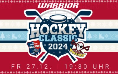 Sharks veranstalten das Warrior Hockey Classic gegen Buchloe