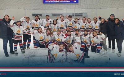 U15 des ESC Kempten erkämpft sich spektakulären Sieg in München