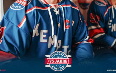 UNSER RETROTRIKOT UND FANARTIKEL ZU 75 JAHREN EISHOCKEY KEMPTEN