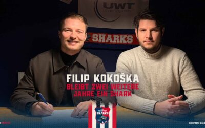 KOKOSKA BLEIBT ZWEI WEITERE JAHRE EIN SHARK
