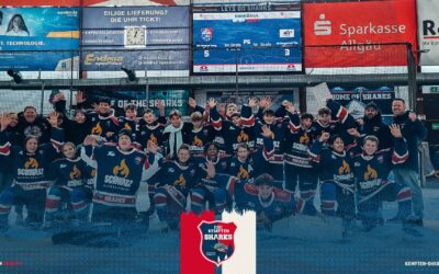 U15 des ESC Kempten Sharks sichert sich 5:3 – Heimsieg gegen den EV Königsbrunn Pinguine